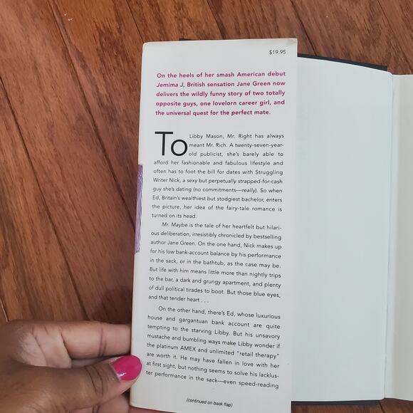 Mr. Maybe Hardback Book Jane Green - Picture 2 of 4